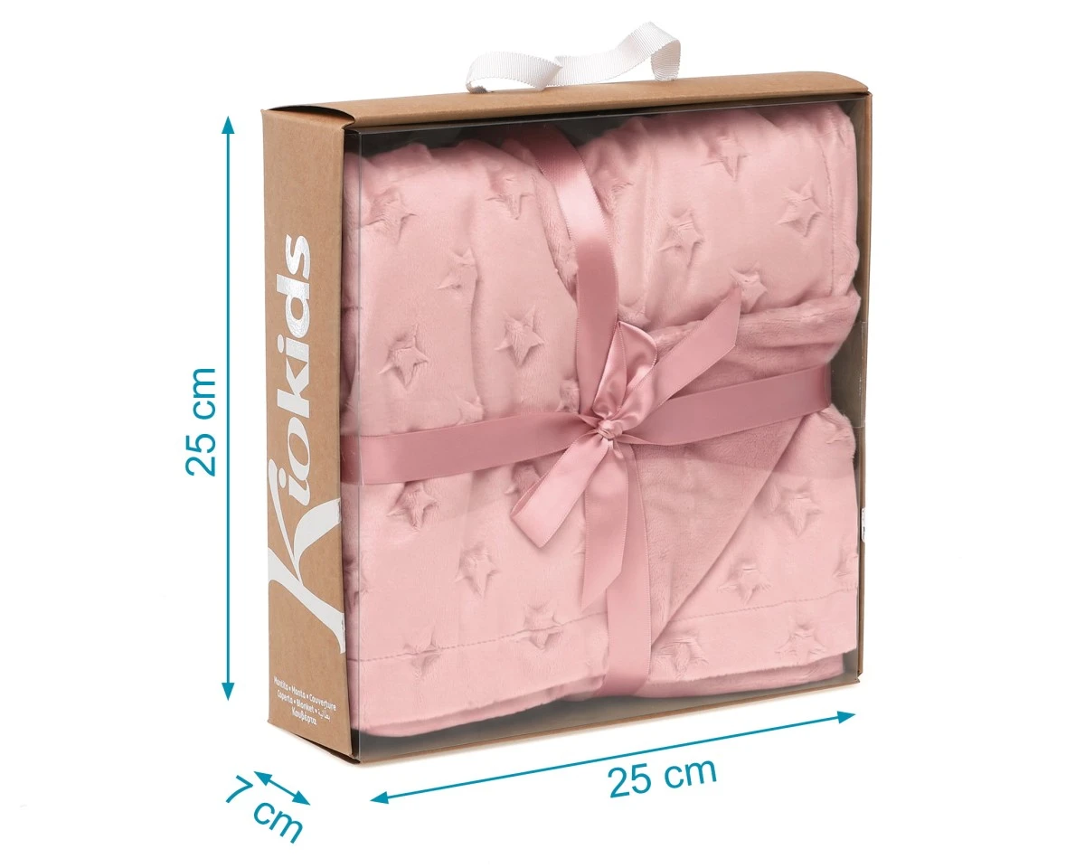 Manta para bebés con estrellas en relieve